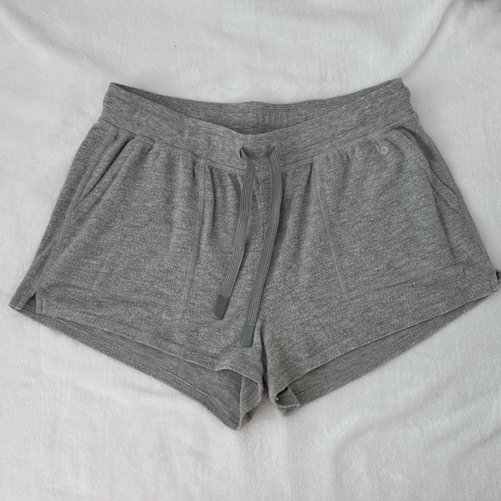 ALO Yoga Heather Gray Lounge Shorts